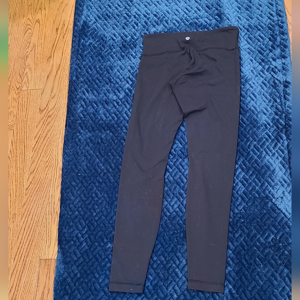 Lululemon Athletica Black Leggings Performance Fabric